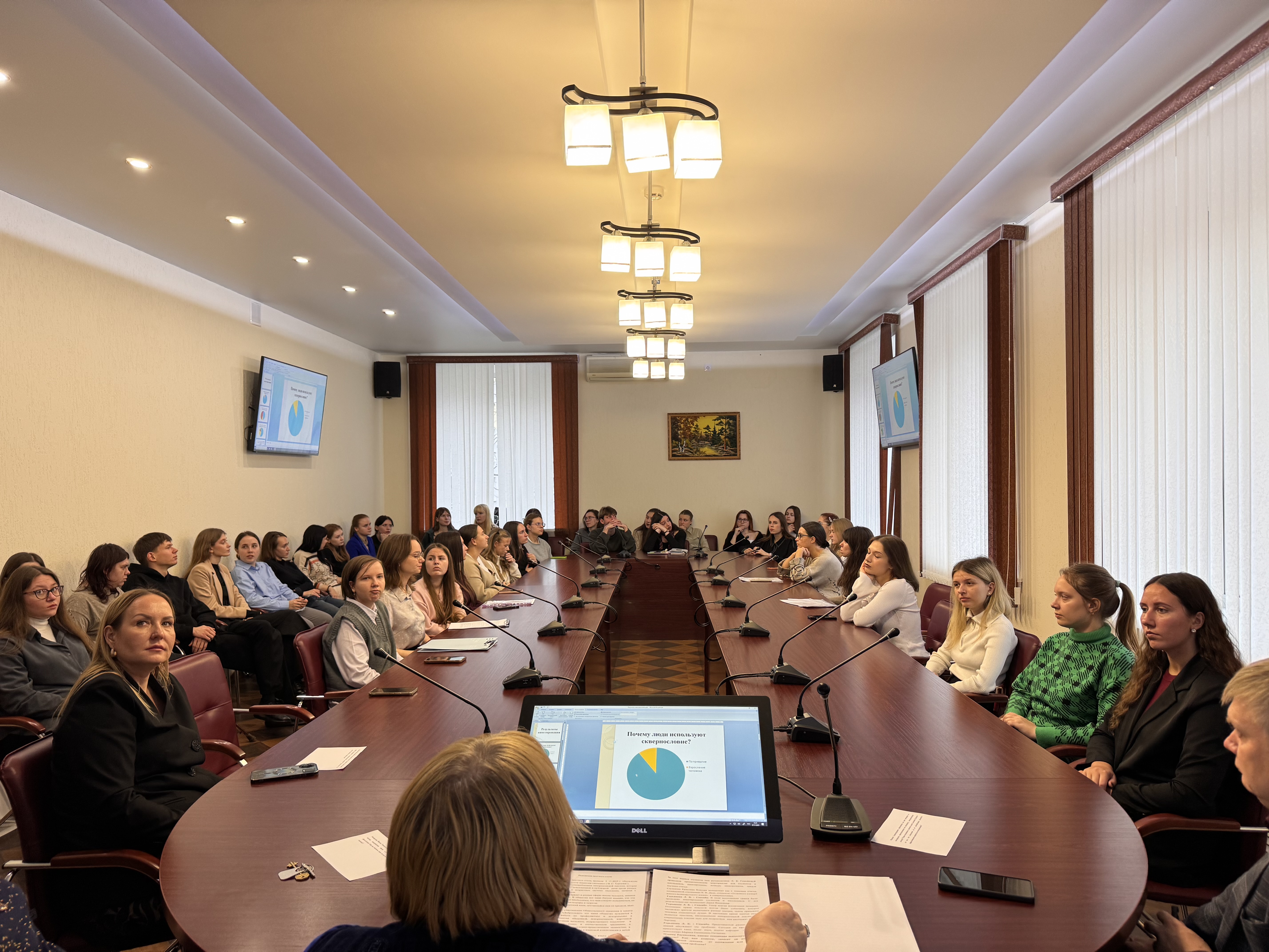 На историко-филологическом факультете прошёл круглый стол «Береги чистоту языка как святыню»